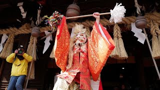 福岡　八坂神社　節分祭　　 yasaka  shrine beens sowing festival　2020  february