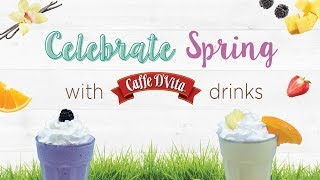 Celebrate Spring with Caffe D'Vita drinks!