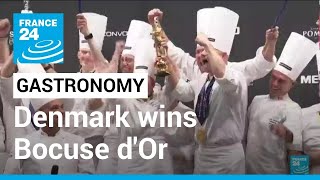 Denmark wins coveted Bocuse d'Or culinary competition • FRANCE 24 English