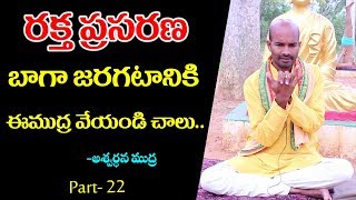 అశ్వర్ధన ముద్ర - రక్త ప్రసరణ బాగా జరగటానికి ఈ ముద్ర వేయండి | ASWARDHANA MUDRA For blood circulation