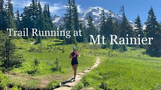 Trail Running at Mt Rainier National Park: Spray Park Loop