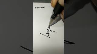 Shreyansh name signature ideas #calligraphy #art #artist #shorts #yt #ytshorts