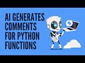 Auto-Generate Python Comments or Documentation using Docly