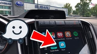 Waze Demo - Subaru Starlink CarPlay (iOS 12)
