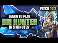 INSANE 5 Minute Beast Mastery Hunter Guide For Patch 10.2