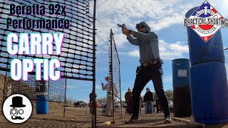 Beretta 92X Performance Carry Optic - USPSA Match - CTASA December 22