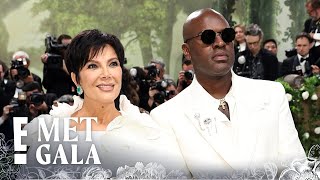Kris Jenner Wears All-White on DATE NIGHT With Corey Gamble | 2024 Met Gala
