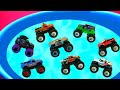 HOT WHEELS | MONSTER JAM | MONSTER TRUCKS | Trucks in Water | Grave Digger | El Toro | FREESTYLE