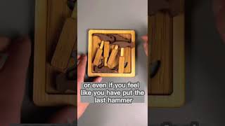 How to fit four hammer into the box / brain teaser  22 #shorts