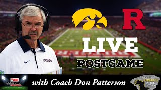 IOWA - RUTGERS LIVE POSTGAME with Coach Don Patterson / Iowa Hawkeyes Postgame