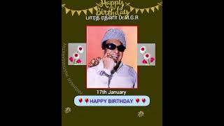 M. G. R.  பிறந்த நாள்..தெய்வத் தாய் பட பாடல் by TMS ..MGR..MSV.. வாலி