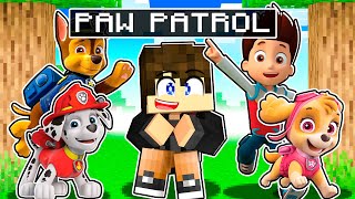 Je me fais ADOPTER par la PAT PATROUILLE sur Minecraft !