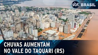Aumento de chuva no Vale do Taquari gera desastres | SBT Brasil (23/05/24)