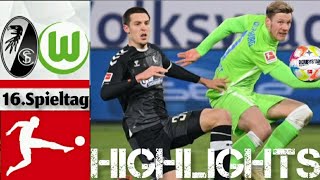 VFL Wolfsburg vs SC Freiburg 16.Spieltag Bundesliga highlights FIFA 23