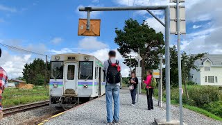 【秋の旅 2019】 #9 旭川駅からJR富良野線で南下！牧歌的な北の大地をローカル線で往く (4K Ultra HD)