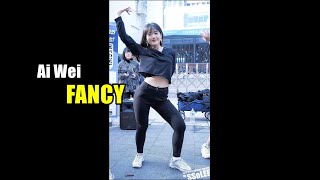 [4K] 에이웨이 (연주, Ai Wei) - FANCY (트와이스) @ 191123 홍대 거리공연 직캠 By SSoLEE