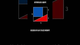 一分钟，教你学会等高模型求面积 #数学思维 #熱門 #数学技巧