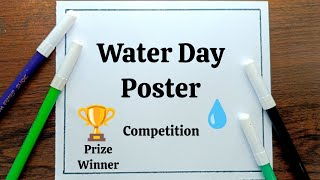 Save Water Drawing || Save Water Save Earth Competition Drawing Easy || Save Water Poster