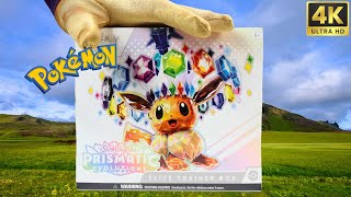 Opening Pokemon Prismatic Evolutions Elite Trainer Box With Nice Hits