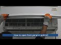 How to Open Front Grill in Voltas AC