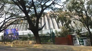 Driving to Sree Kanteerava Stadium, Bengaluru