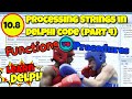 Delphi Programming | Unit 10.8 | Exploring Strings | Insert Procedure | Functions vs Procedures