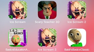scary teacher 3d ice scream 3 baldi android game gameplay walkthrough hello neighbor no commentary