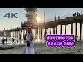 Walking Tour Of Huntington Beach Pier, California USA【4K】