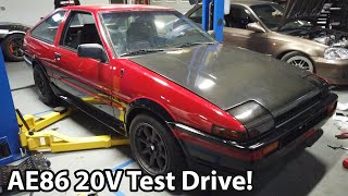 AE86 20V First Test Drive! Finally Complete! The AE86 Revival Ep.5