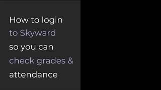 How to Login to Skyward
