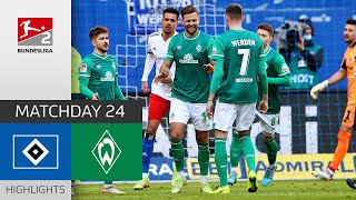 Nordderby! Bremen Ranks 1st | Hamburger SV - Werder Bremen 2-3 | Highlights | MD 24 – Bundesliga 2