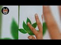 different ways of leaf 🍃printing | leaves painting🎨 tutorial |