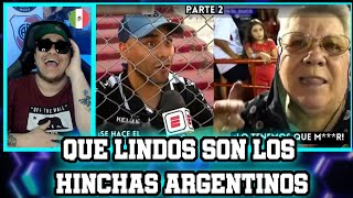 REACCION | MEJORES GRITOS DE HINCHAS ARGENTINOS | QUE HERMOSO TE TRATAN