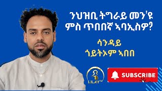 ትግራዋይ ስለምንታይ'ዩ ምስ ጠቢባን ክዋሰብ ዘይደሊ? ሳንዳይ ጎይትኦም ኣበበ Interview with Goytom Abebe