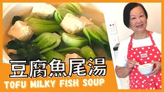 {ENG SUB}  DELICIOUS Tofu Fish Soup  ★ 豆腐魚尾湯 簡單做法