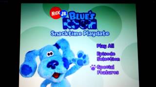 BLUE'S ROOM- Snacktime Playdate Menu Walkthrough