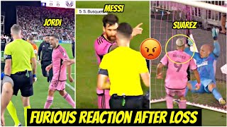 😡Furious Reaction from Messi, Suarez \u0026 Alba After Atlanta United Defeat \u0026 Messi Header fan Angles