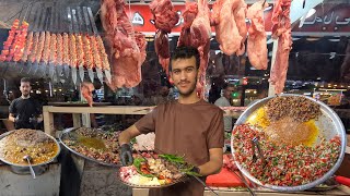 Kurdistan: Slemani Street Food at Night - The Cheapest Sandwiches in Iraq