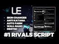 BEST Rivals Script | Destroying Cheaters - Auto Farm, Skin Changer, Wall Bang, Desync, Anti Katana