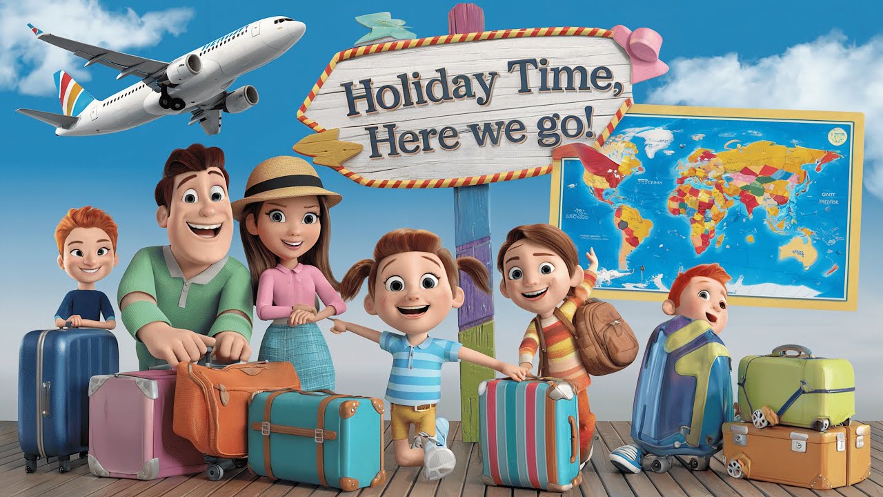 рџћ Holiday Time Here We Go рџџ пёџ пёџ A Fun Vacation Song For Kids Youtube