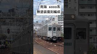 南海 6000系 無塗装復刻編成の到着