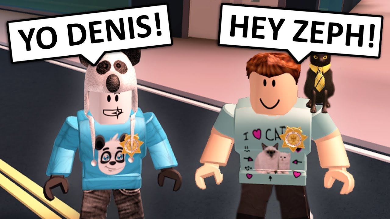 Playing Roblox With Denis Youtube