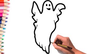 Bolalar uchun arvoh chizish / Drawing a Ghost for Kids