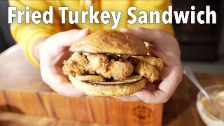 Fried Turkey Sandwich | A Cook Named Matt
