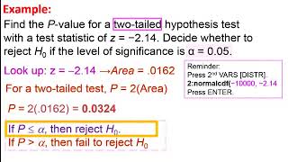 Elementary Statistics - Chapter 8 Hypothesis Testing Part 1 Lesson 2