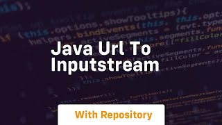 java url to inputstream
