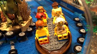 Motorized LEGO Water Park with Real Water!