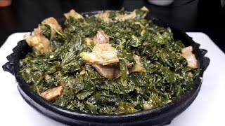 ጎመን በስጋ /gomen besiga Ethiopian food