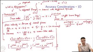 Finite Difference Time Domain Methods : Accuracy Considerations - 1D