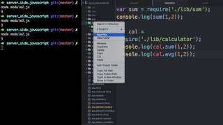 Server Side JavaScript - Create module 2